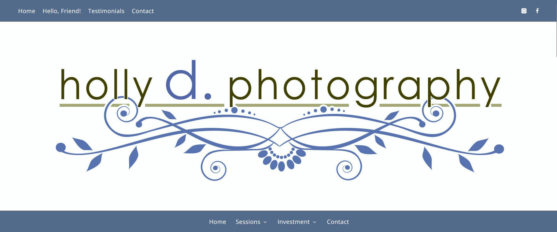 image of Holly D dot photos homepage