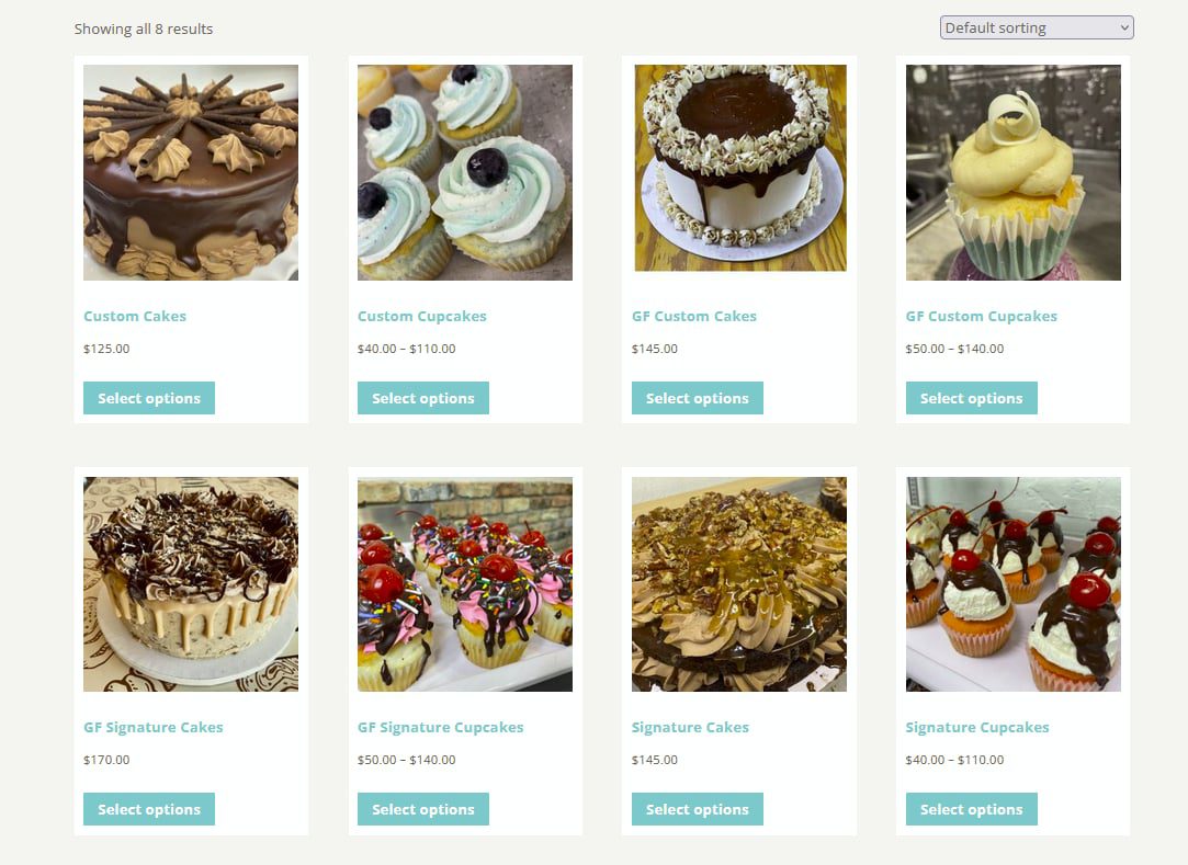 image of Jolie Olies dot com store page