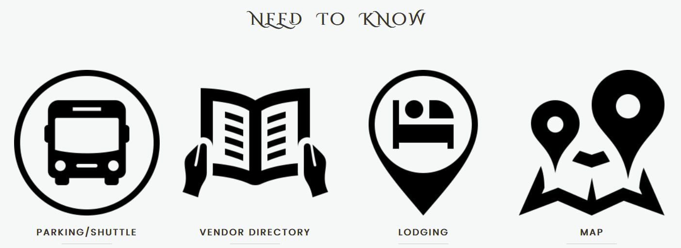 image of Little Falls Arts and Crafts Fair dot com icons